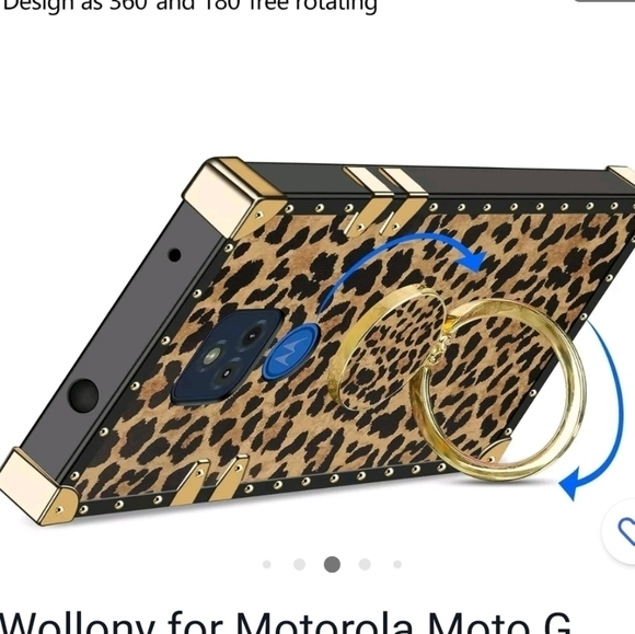 Galaxy S8 leopard studded phone case - Picture 2 of 10